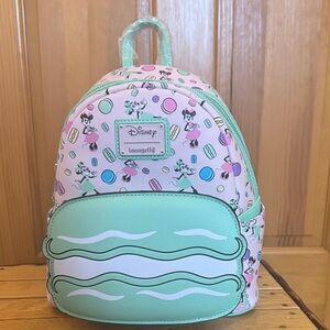 Loungefly Disney Pastel Pink and Mint Kids Backpack